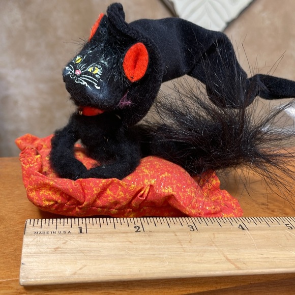 Annalee 2009 Black Cat with Witch Hat Halloween Collection